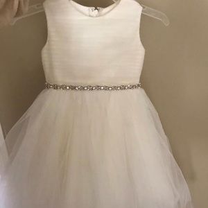 Two beautiful Joan Calabrese flower girl dress